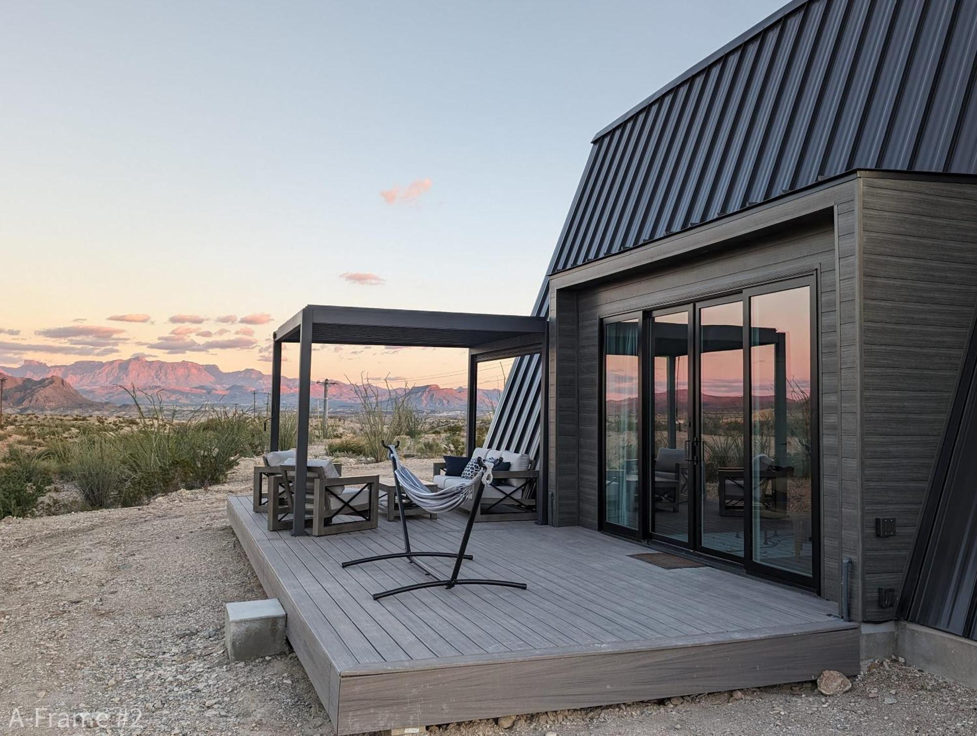 Villa Stardust Big Bend Luxury A-Frame#4 Great Views à Terlingua Extérieur photo