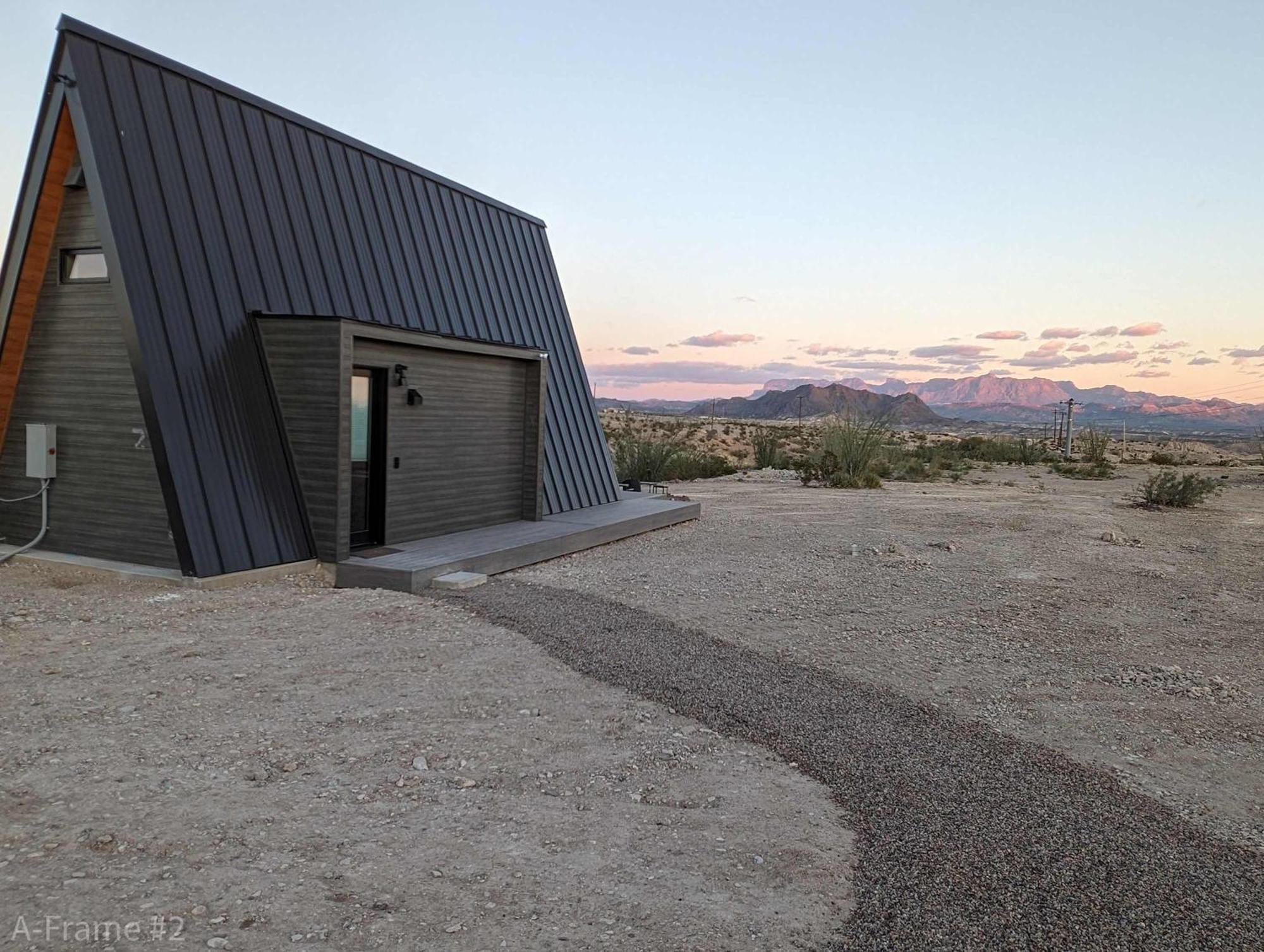 Villa Stardust Big Bend Luxury A-Frame#4 Great Views à Terlingua Extérieur photo