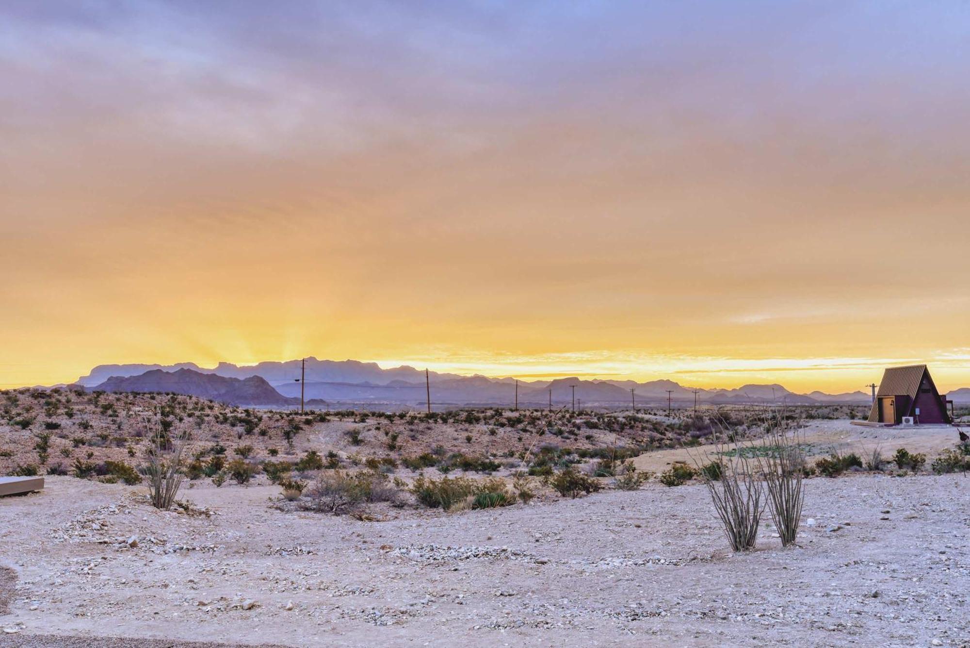 Villa Stardust Big Bend Luxury A-Frame#4 Great Views à Terlingua Extérieur photo