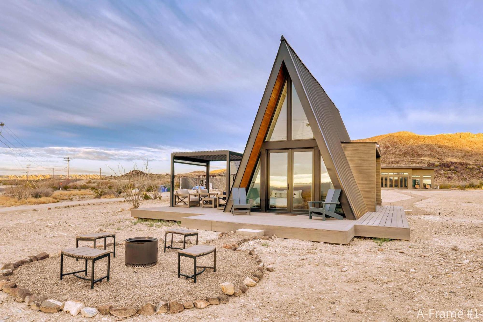 Villa Stardust Big Bend Luxury A-Frame#4 Great Views à Terlingua Extérieur photo