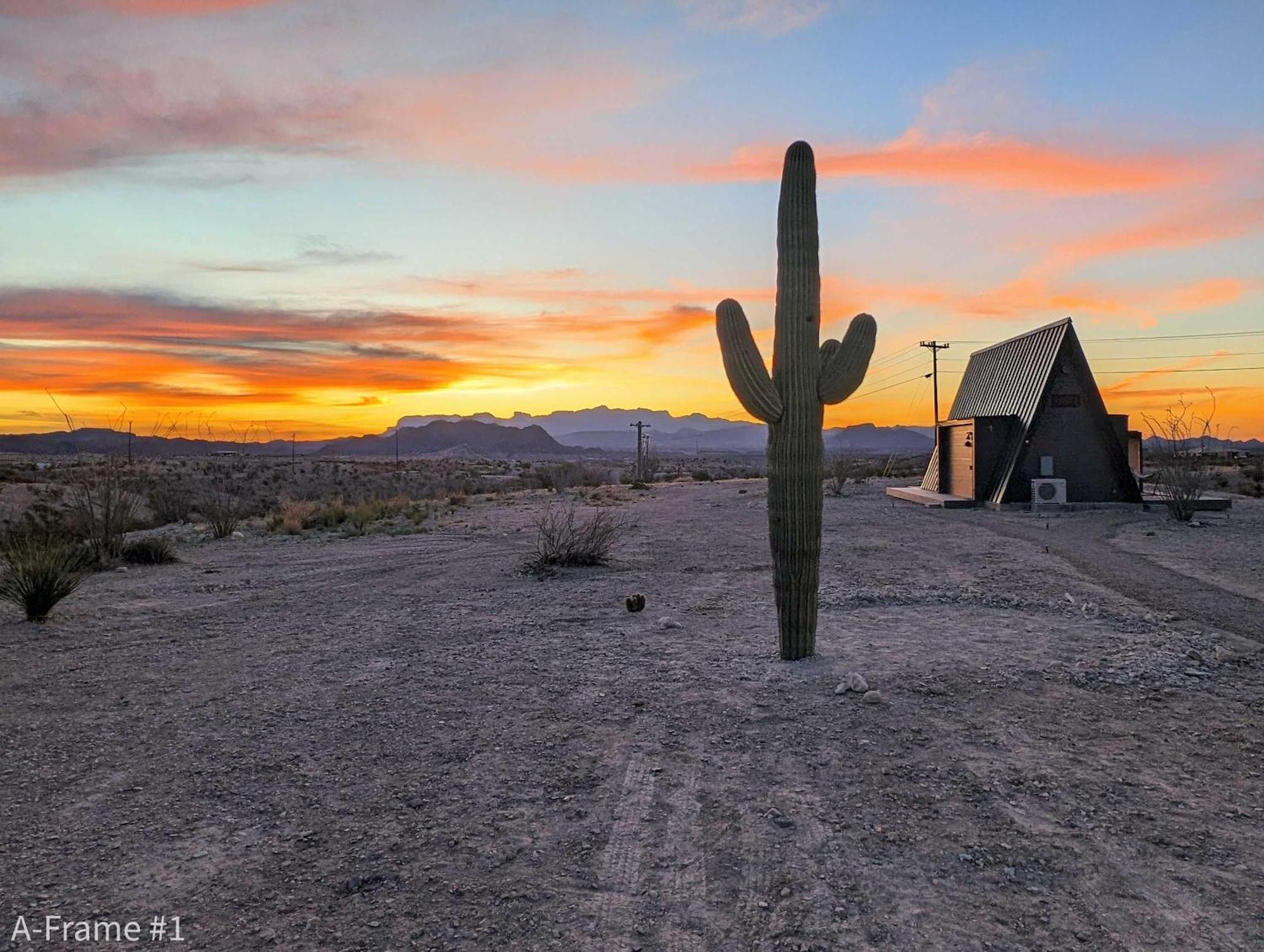 Villa Stardust Big Bend Luxury A-Frame#4 Great Views à Terlingua Extérieur photo