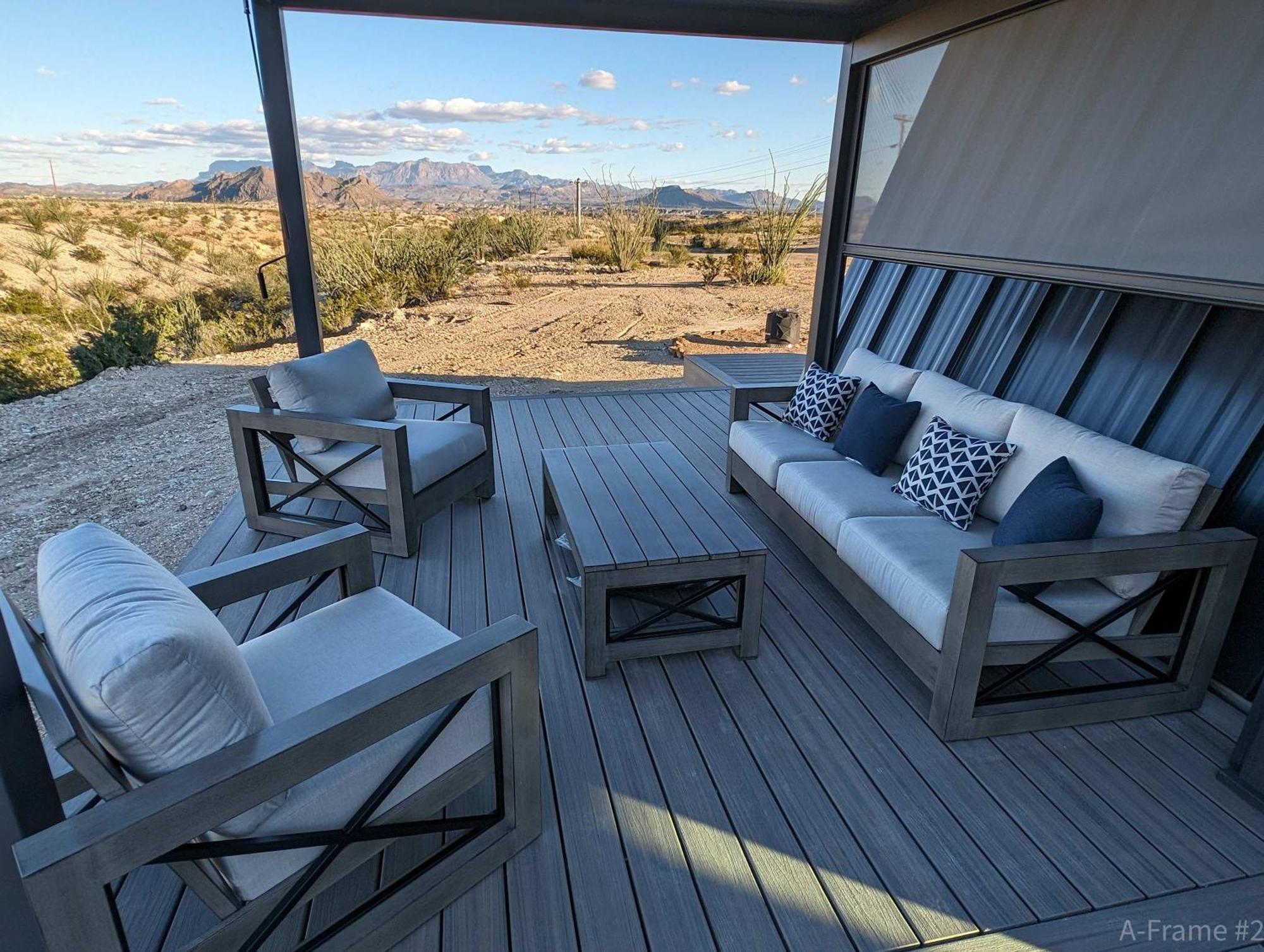 Villa Stardust Big Bend Luxury A-Frame#4 Great Views à Terlingua Extérieur photo